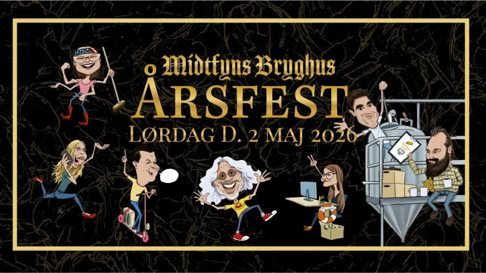 Årsfest hos Midtfyns Bryghus
