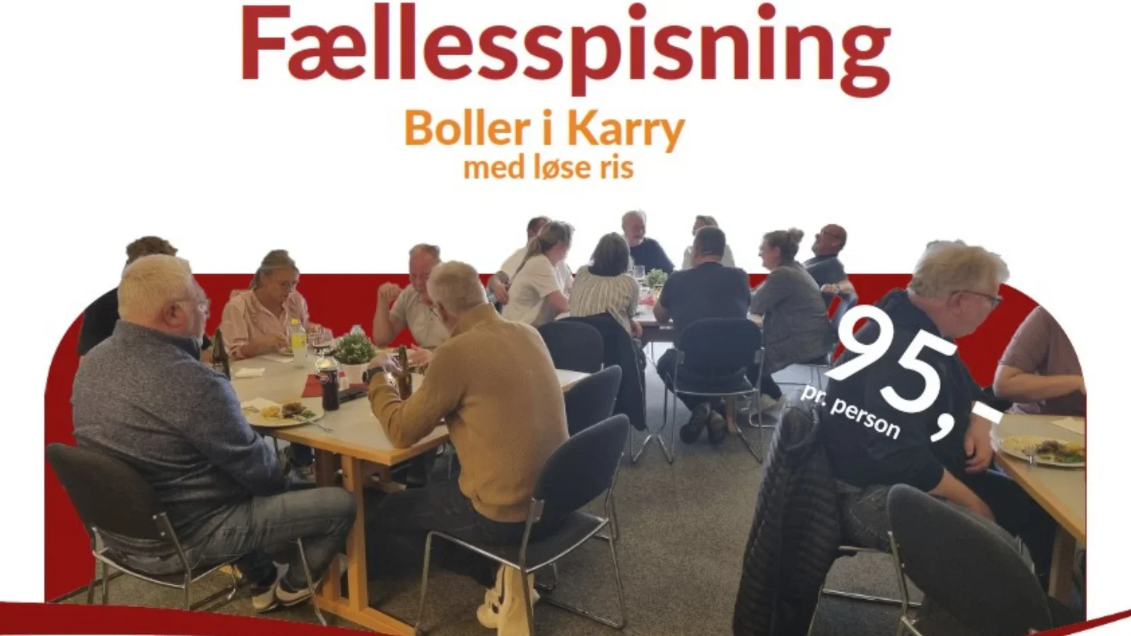 Fællesspisning i Strib den 2. februar