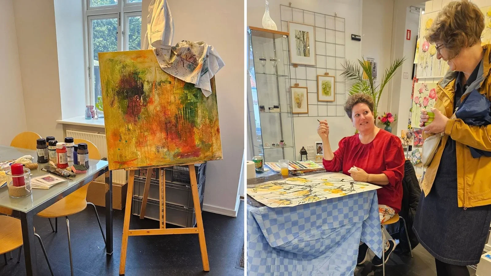 Kunstnernes åbne døre hos Galleri Engholm