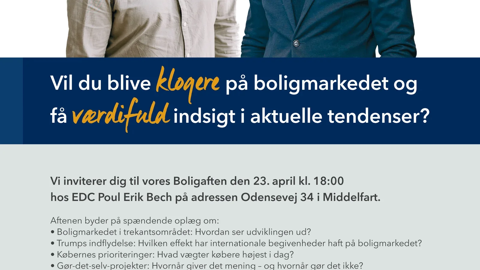 Boligaften hos EDC Middelfart: Bliv klogere på boligmarkedet