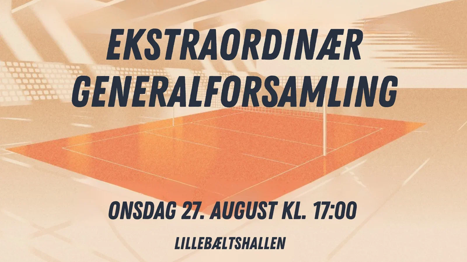 Ekstraordinær generalforsamling i Middelfart Volleyball Klub