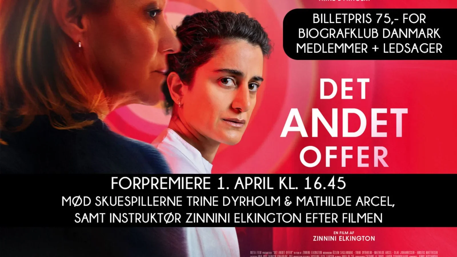 Forpremiere på filmen 'Det andet offer' i Panorama