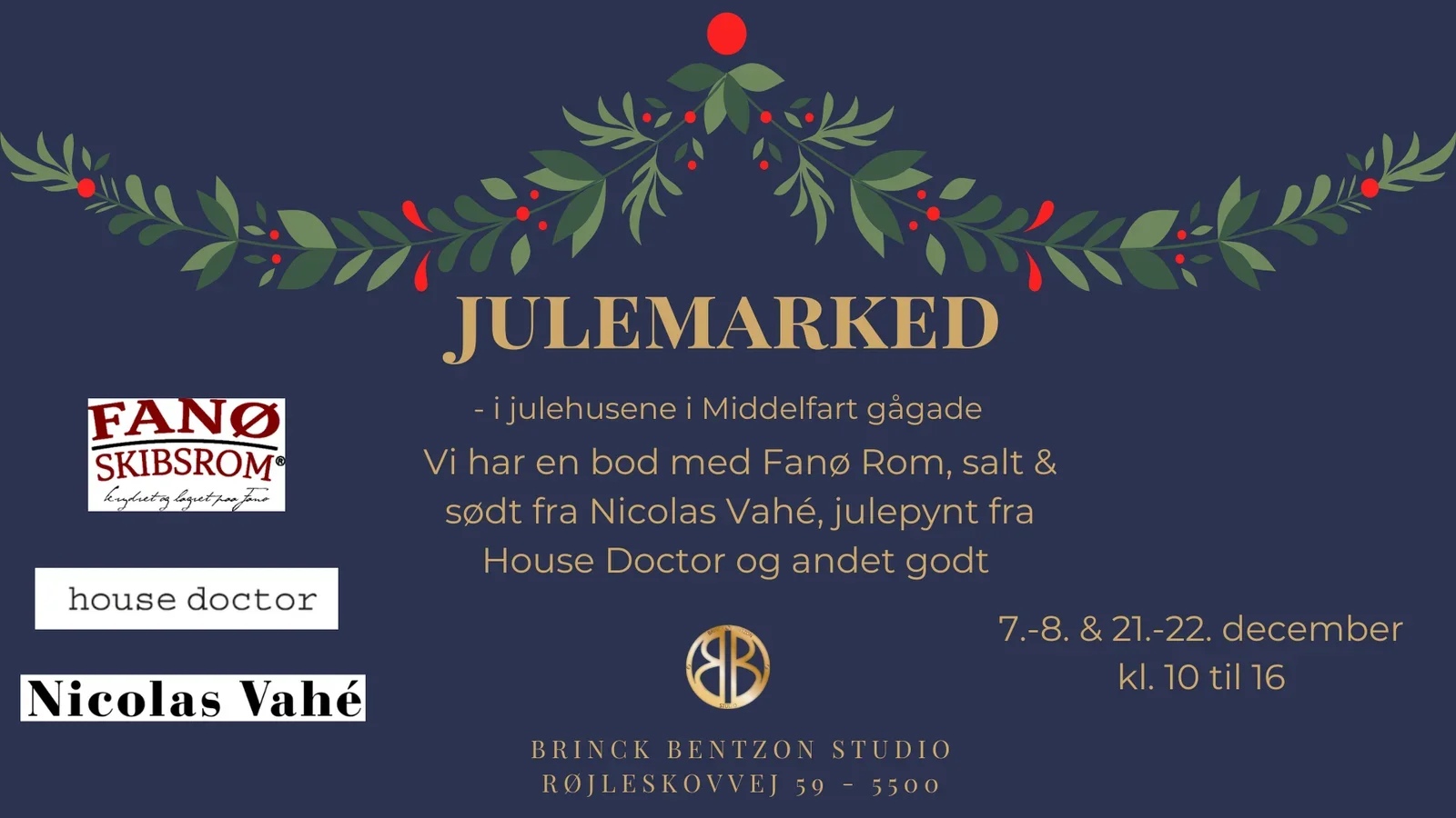 Julemarked med Brinck Bentzon Studio