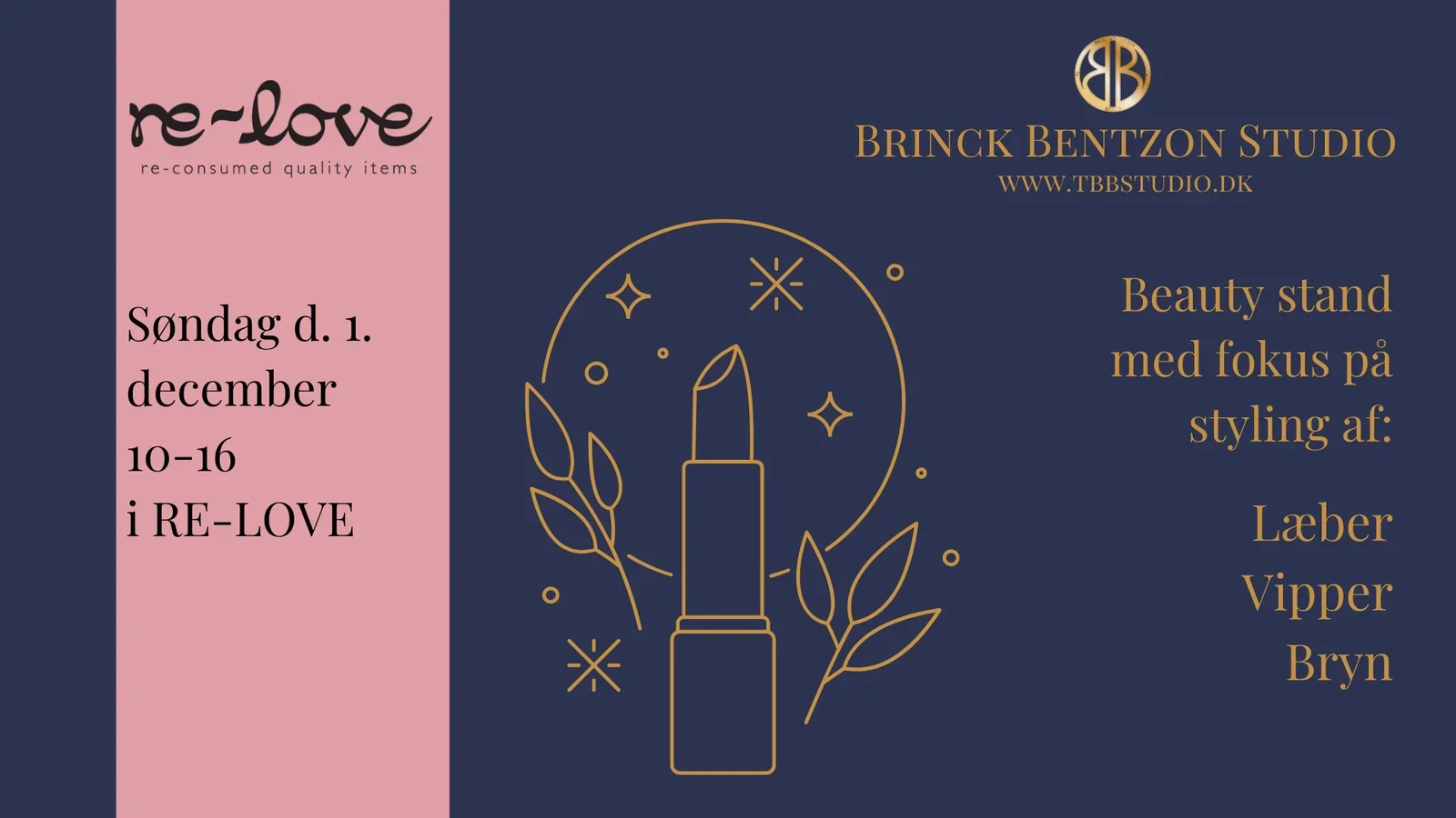 Brinck Bentzon Studio holder event med Re-love
