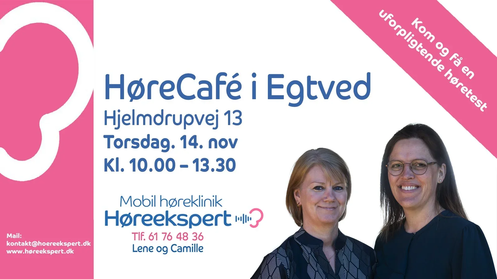HøreCafé: Få tjekket hørelsen gratis af Høreekspert