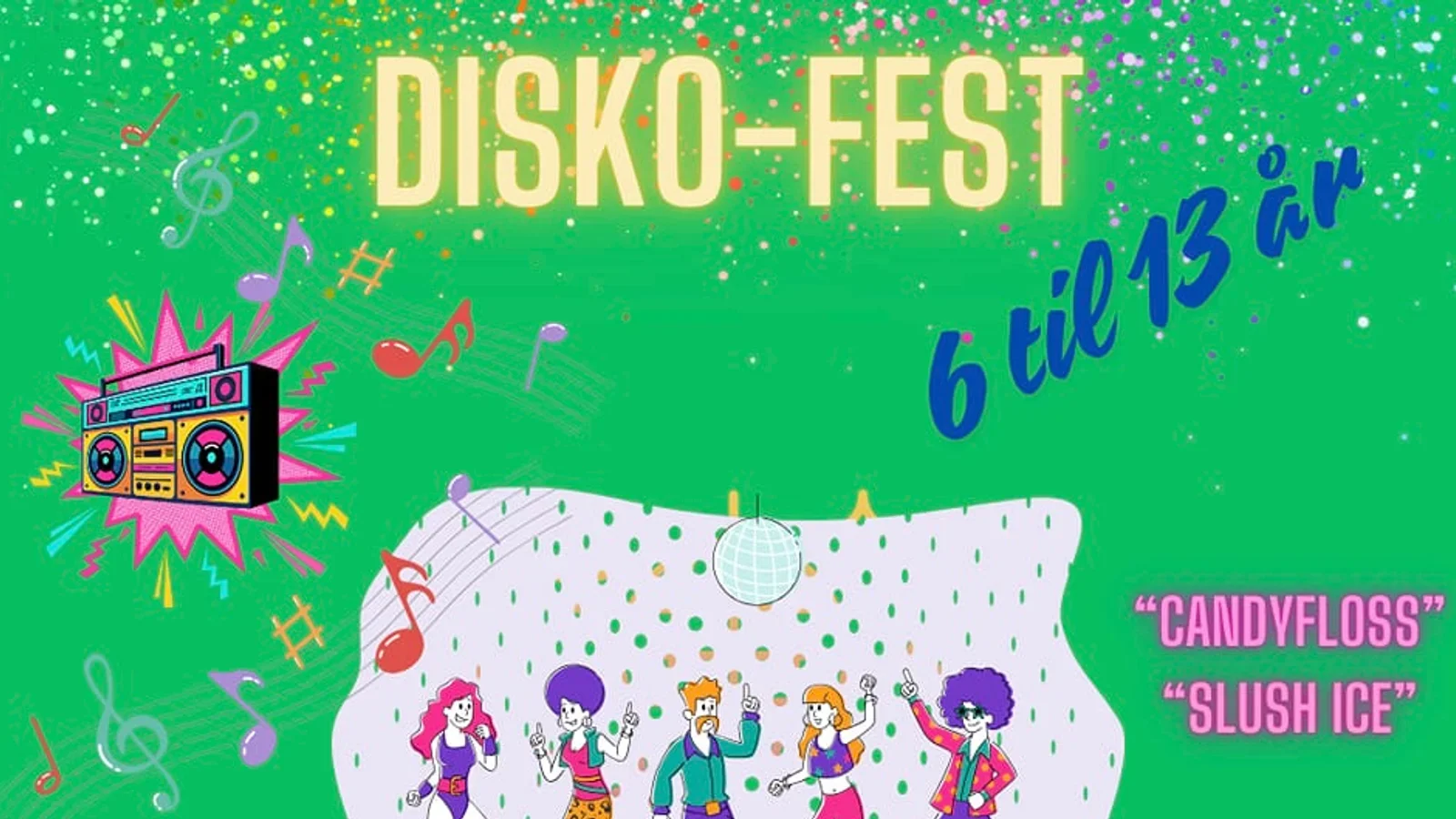 Diskofest for børn hos Dance Studie v/Majken Hauge