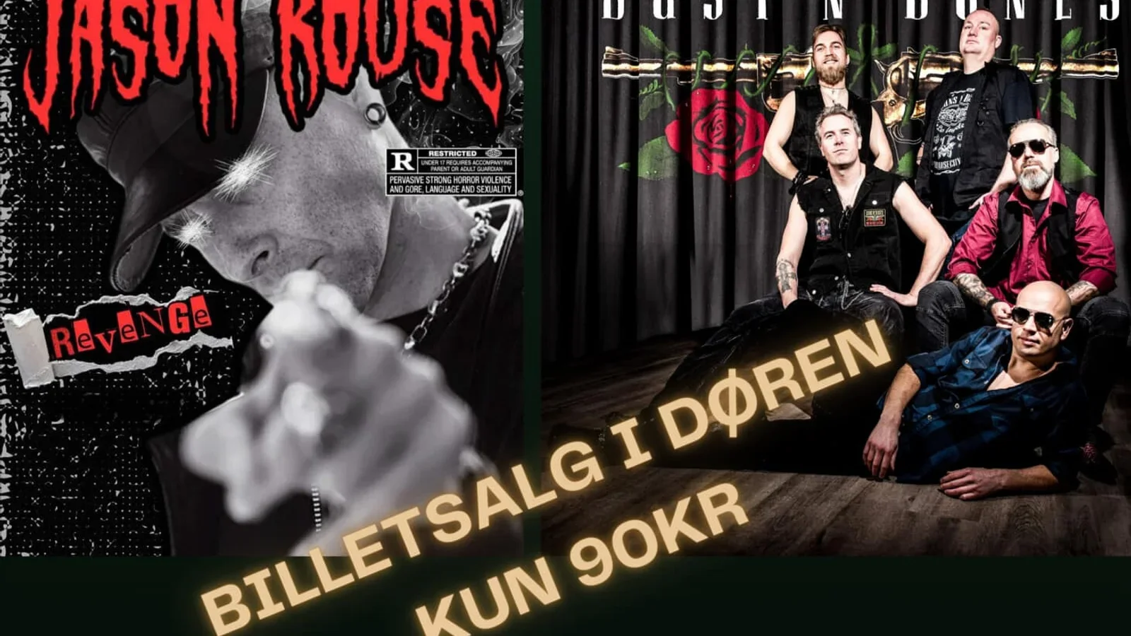 International stand-up og hyldest til Guns N’ Roses live på Kupeen i Nr. Aaby