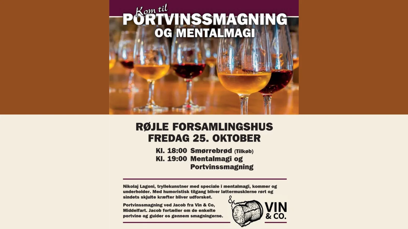 Portvinssmagning og mentalmagi