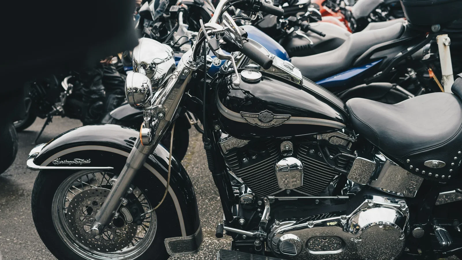 Motorcykeltræf på Haughus Gods
