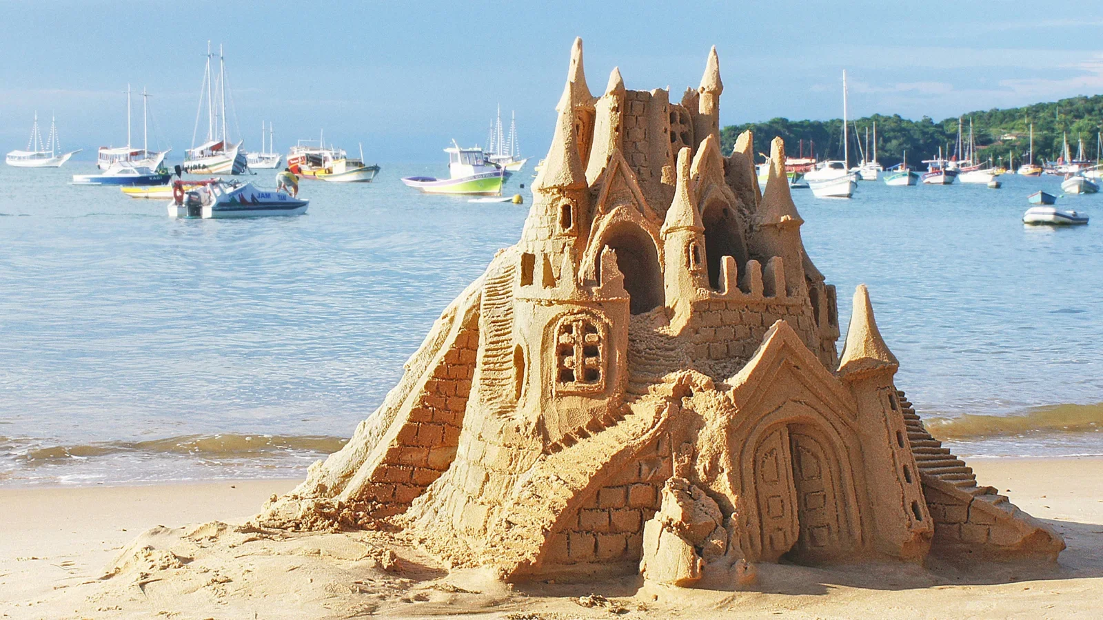 Sandskulptursworkshop på KulturØen