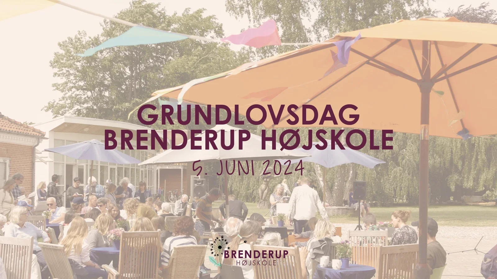 Fejr Grundlovens 175-års jubilæum på Brenderup Højskole