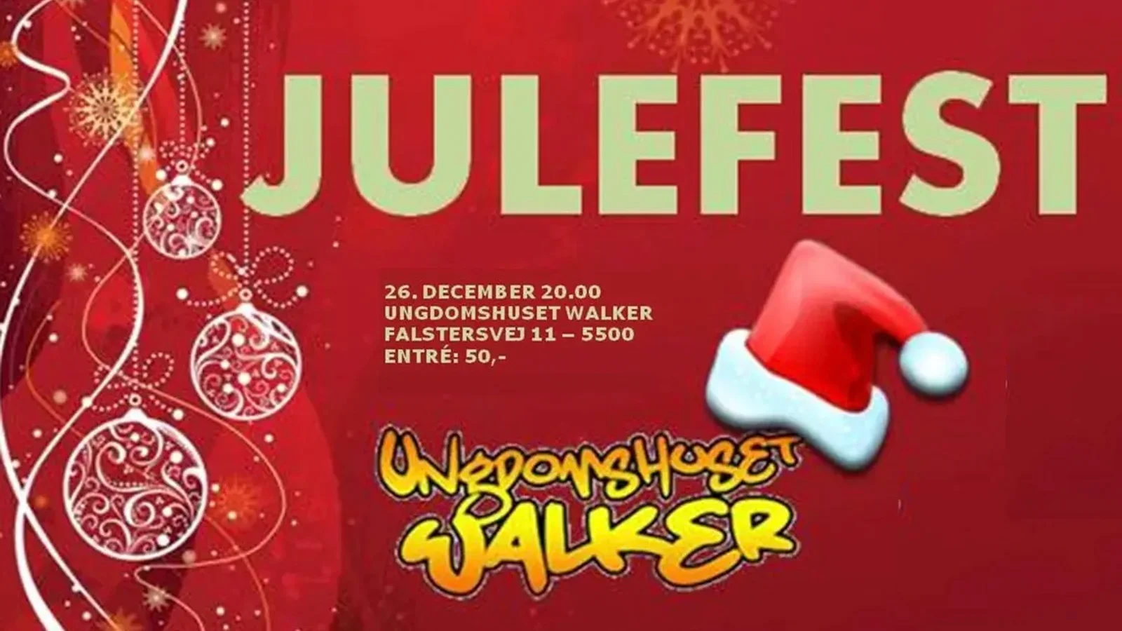 Julefest hos Musik og Ungdomshuset Walker