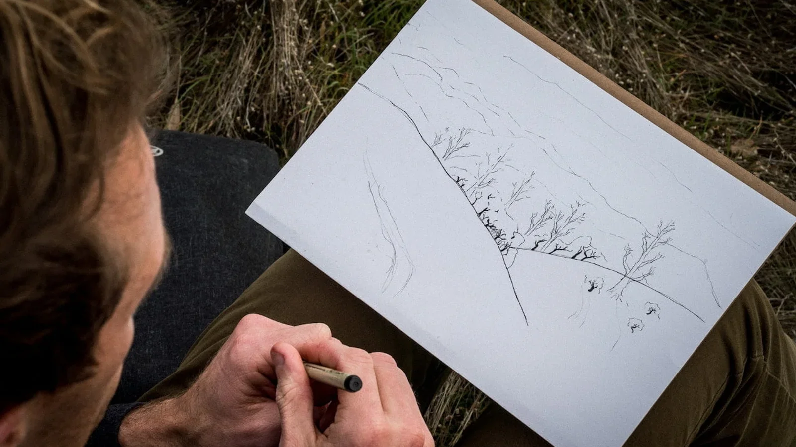 Urban Sketching ved Føns Vig