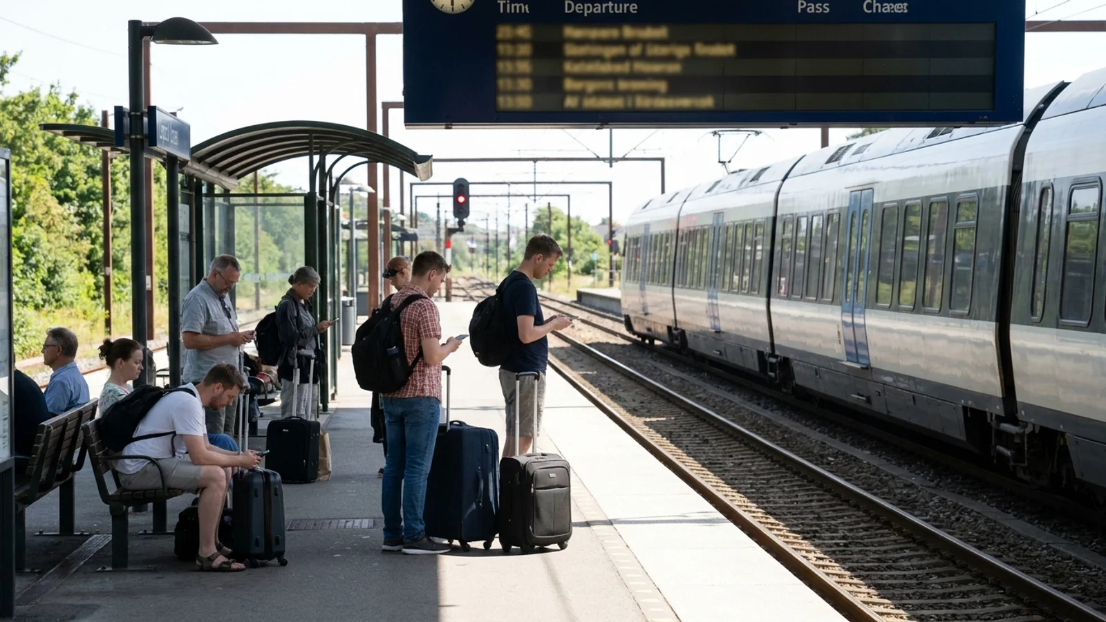 Signalfejl skaber forsinkelser på togstrækningen