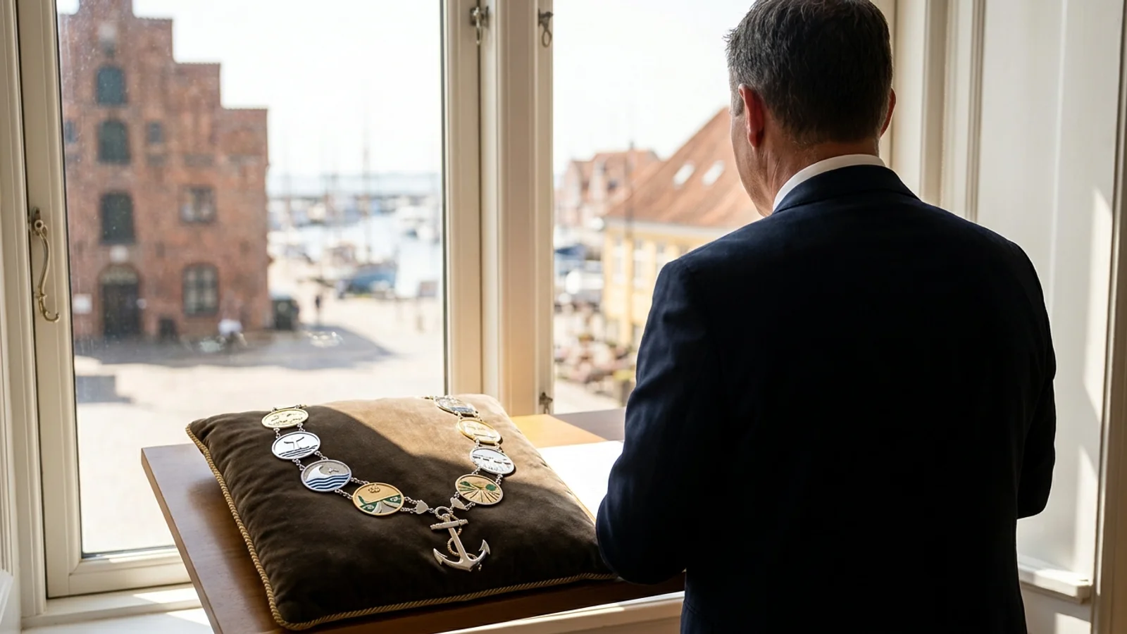 Borgmesterkæde får nye symboler fra Ribe og Bramming