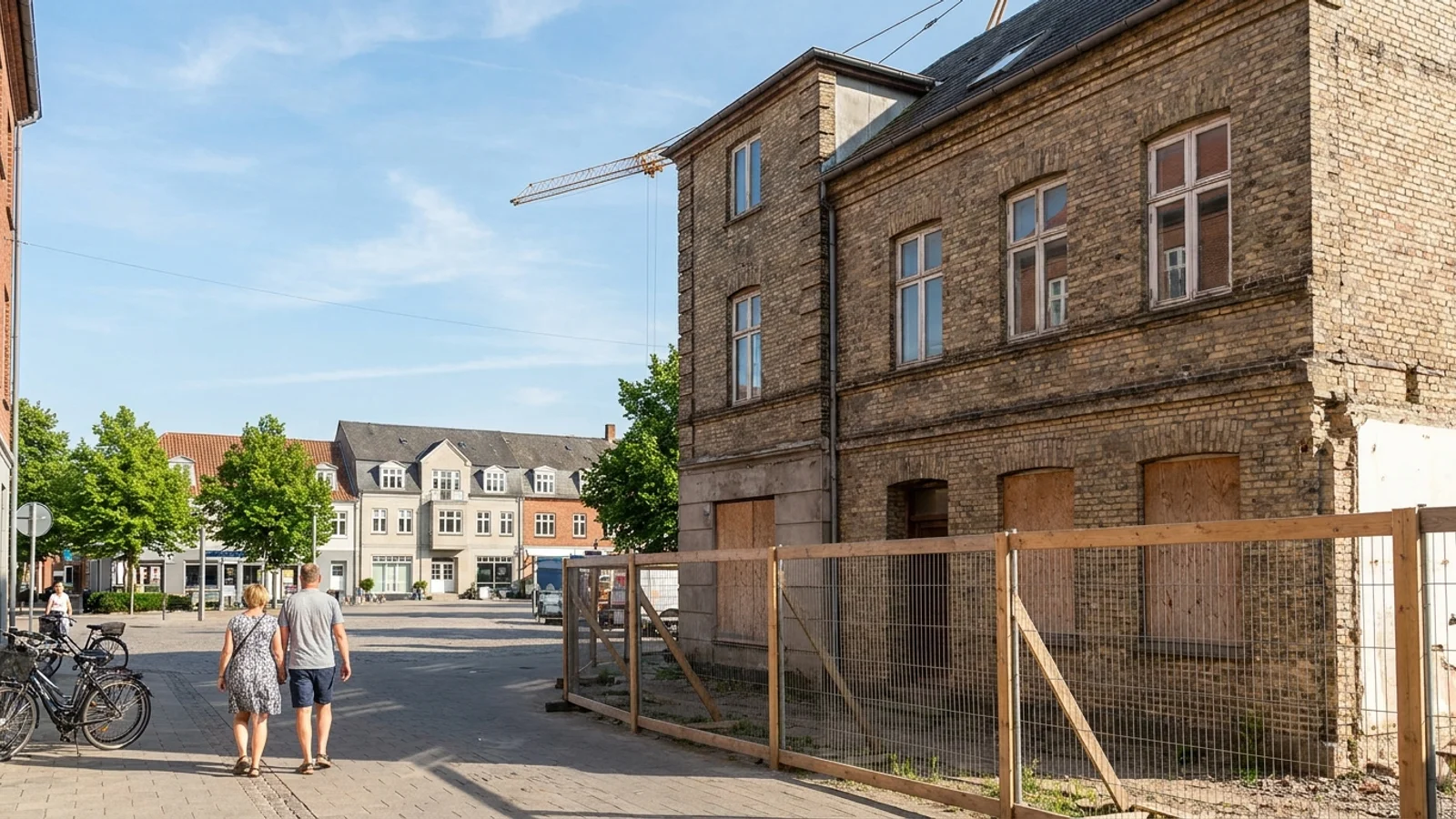 Nyt kapitel for Hedensted: Centralt byområde skal forvandles med caféer, boliger og nyt byliv