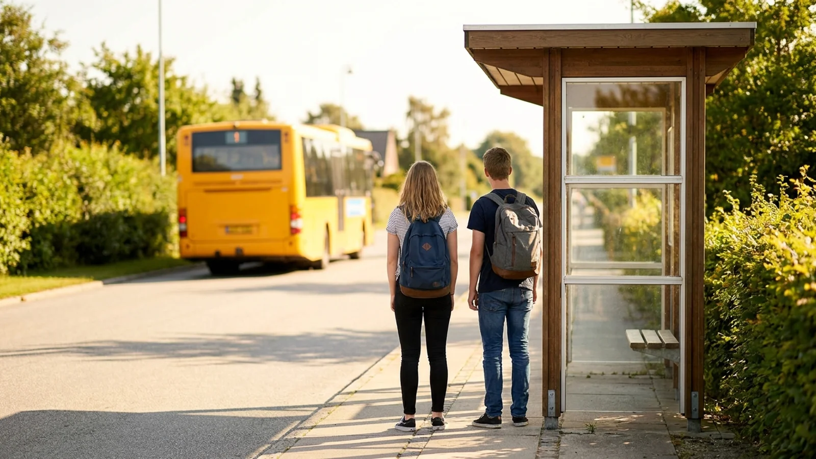 Busser tilpasses studerendes mødetider på Bornholm