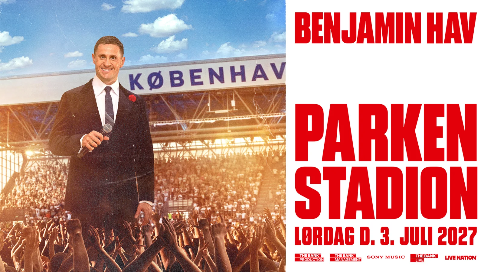 Benjamin Hav inviterer hele Danmark til folkefest i Parken i 2027
