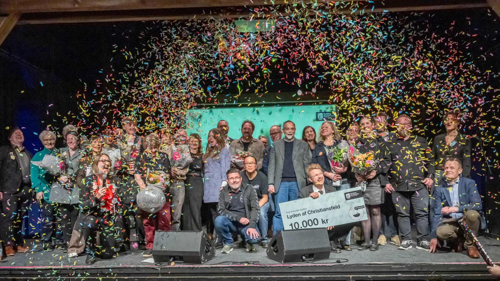 Årets kulturpris-vindere blev fejret i en konfettistorm