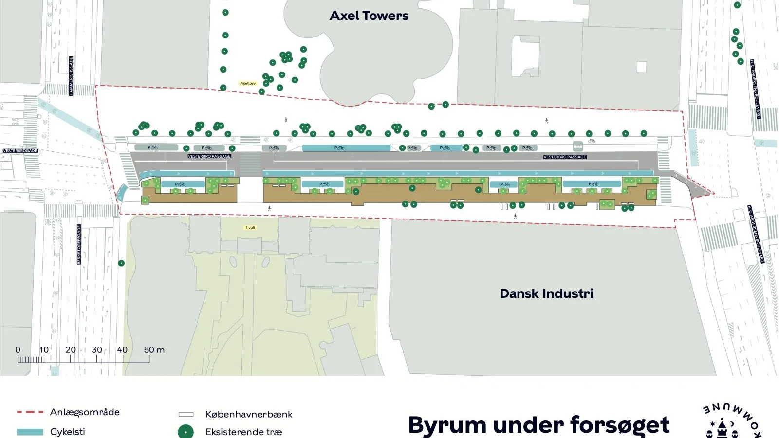 Nu starter byrumsforsøget på Vesterbro Passage