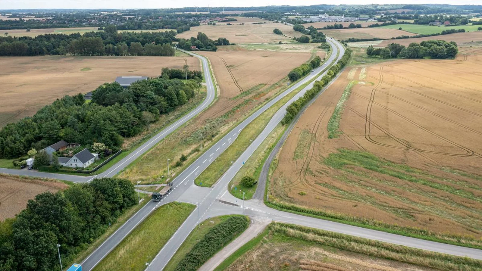 Trafikken flyttes på Skovvejen mellem Tornved og Knabstrup