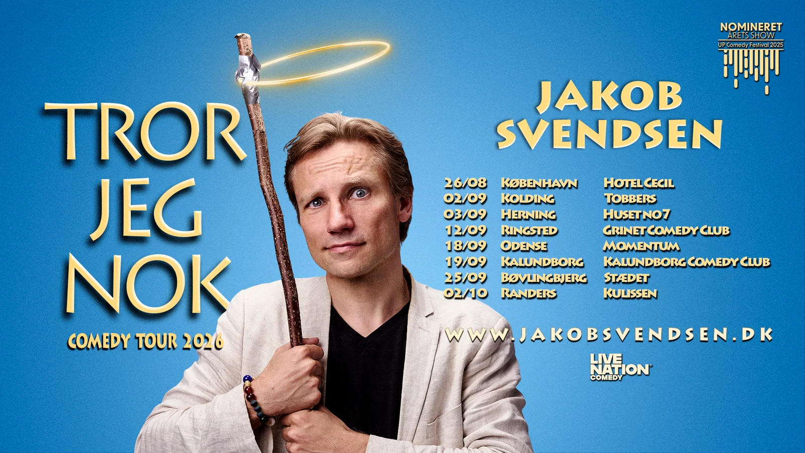 JAKOB SVENDSENS ’TROR JEG NOK’ ER TILBAGE PÅ DE DANSKE VEJE