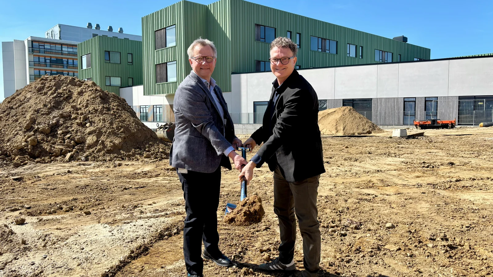Første spadestik til ny sterilcentral i Horsens