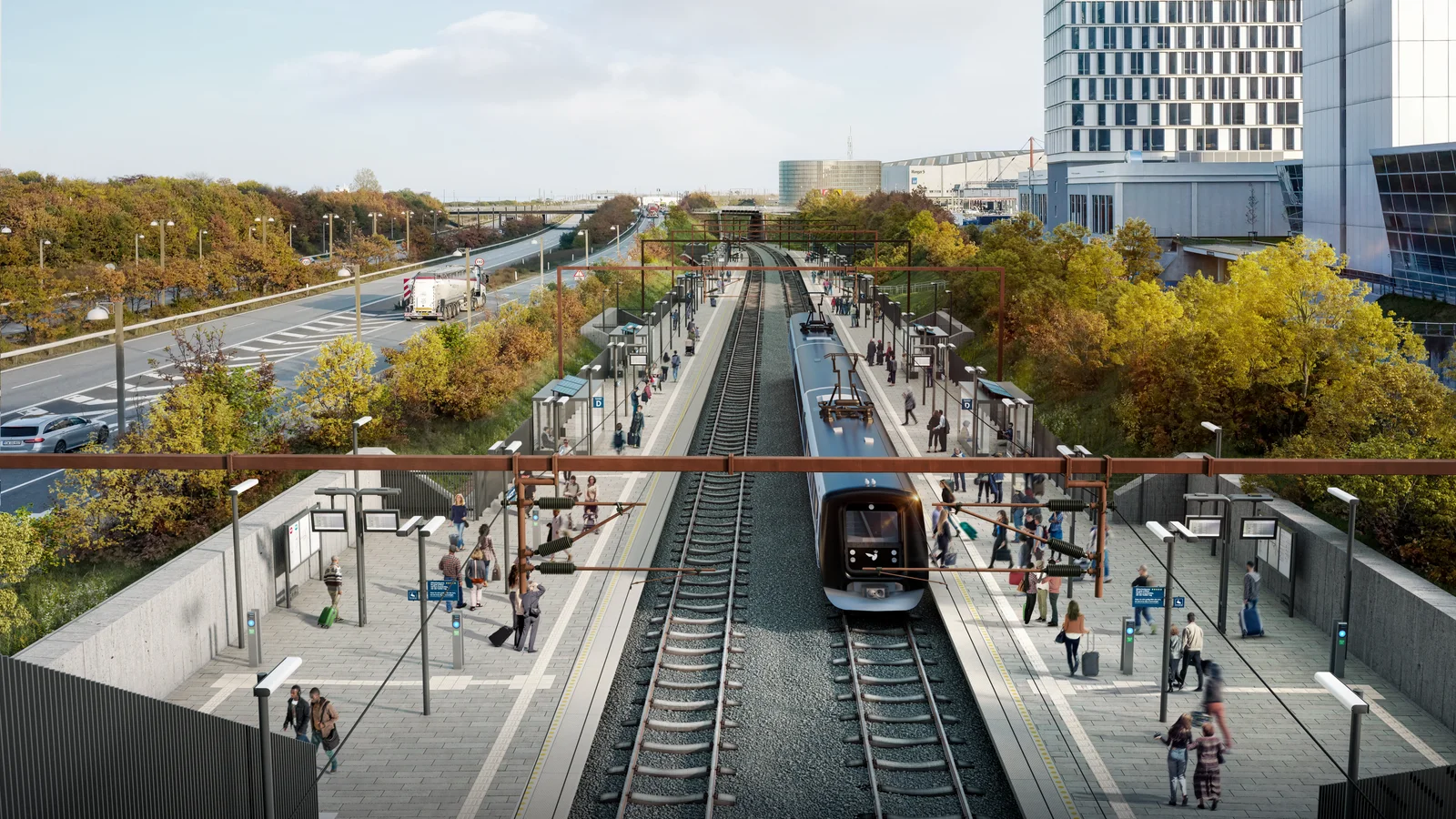 Invitation til pressen: Sund & Bælt indvier udvidelsen af Københavns Lufthavns Station mandag den 27. april