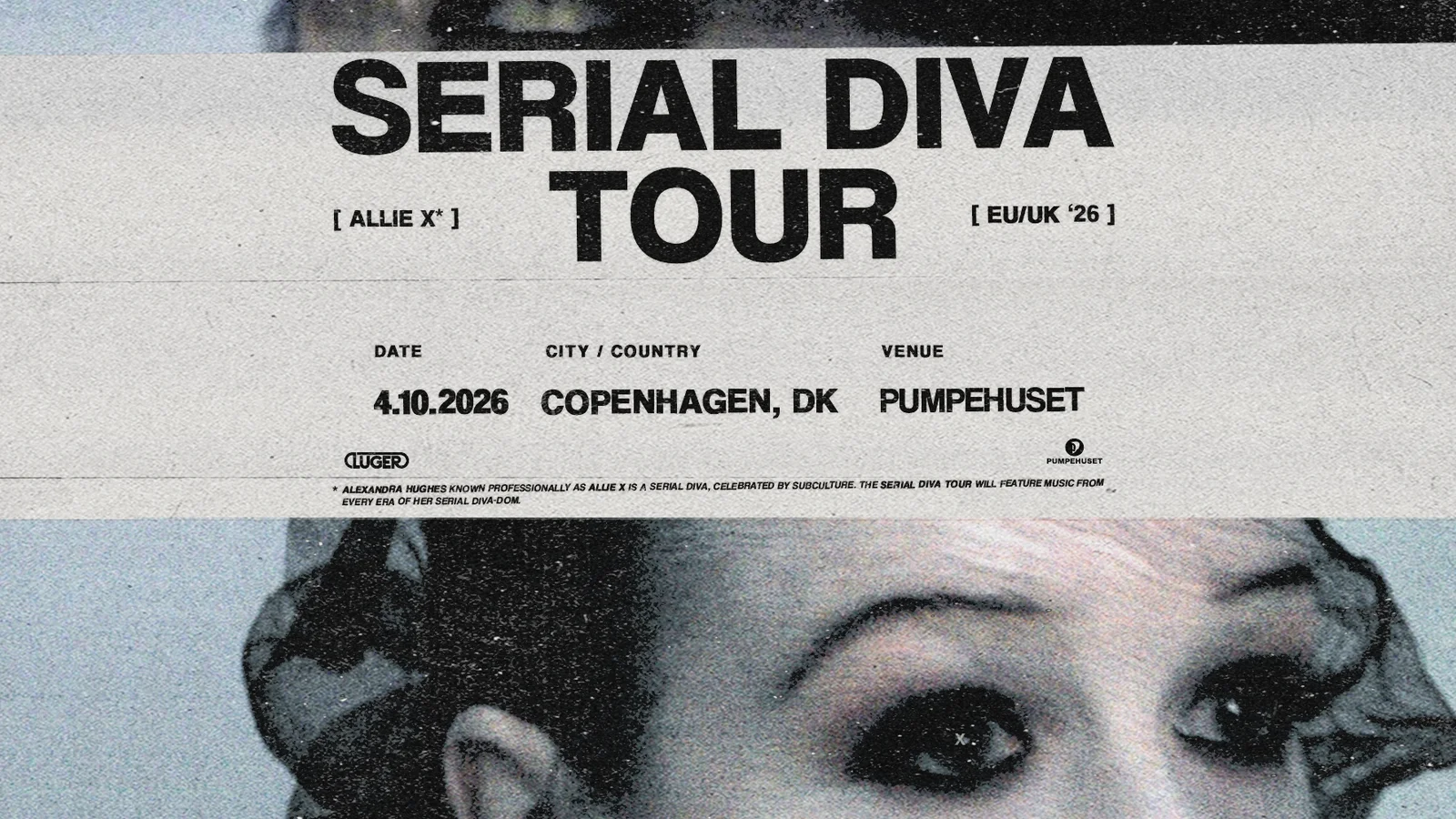 Alt-pop-ikonet Allie X bringer mørk, teatralsk pop til Pumpehuset på “Serial Diva Tour”
