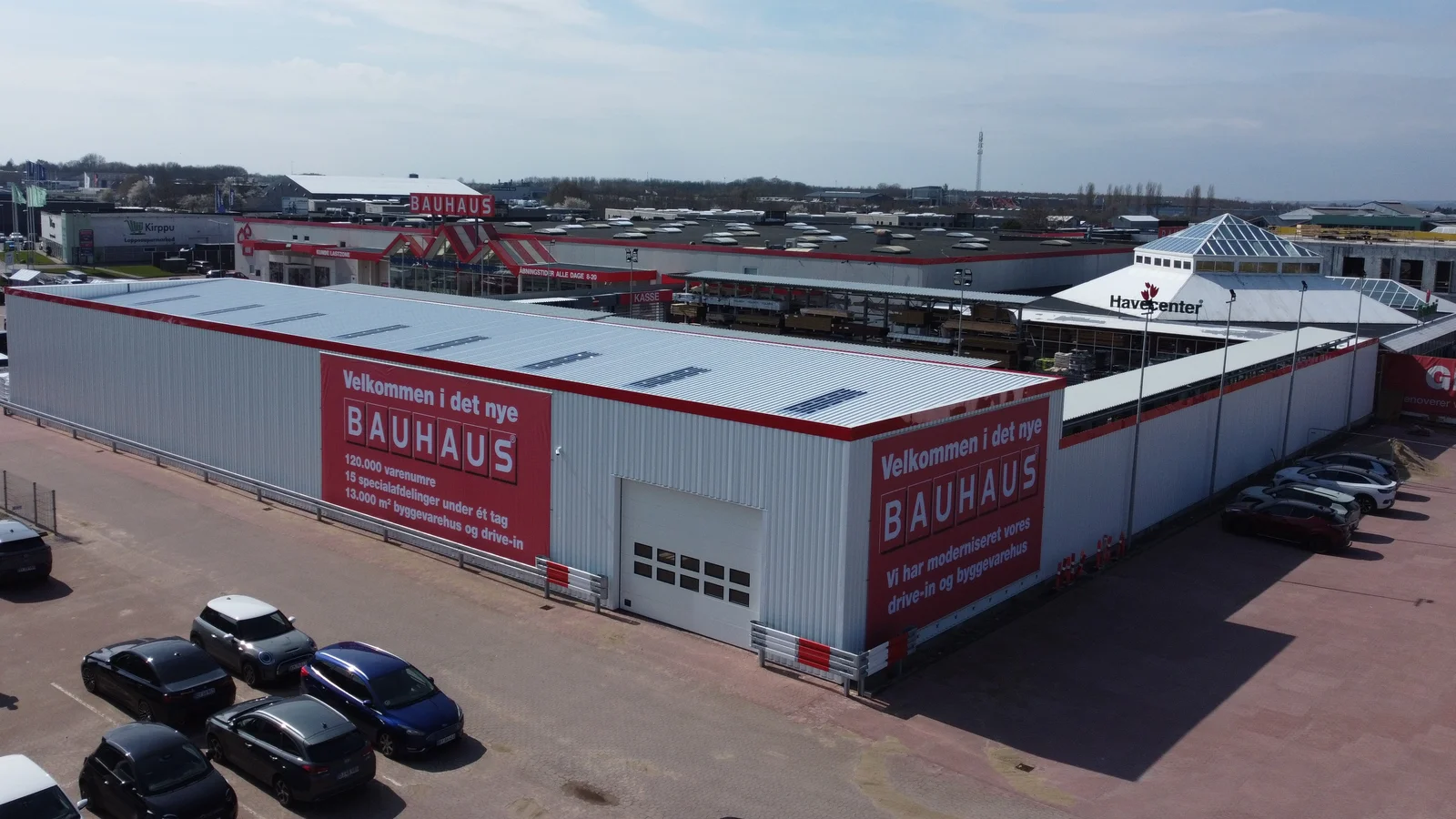 BAUHAUS Tilst moderniserer varehuset med ny drive-in