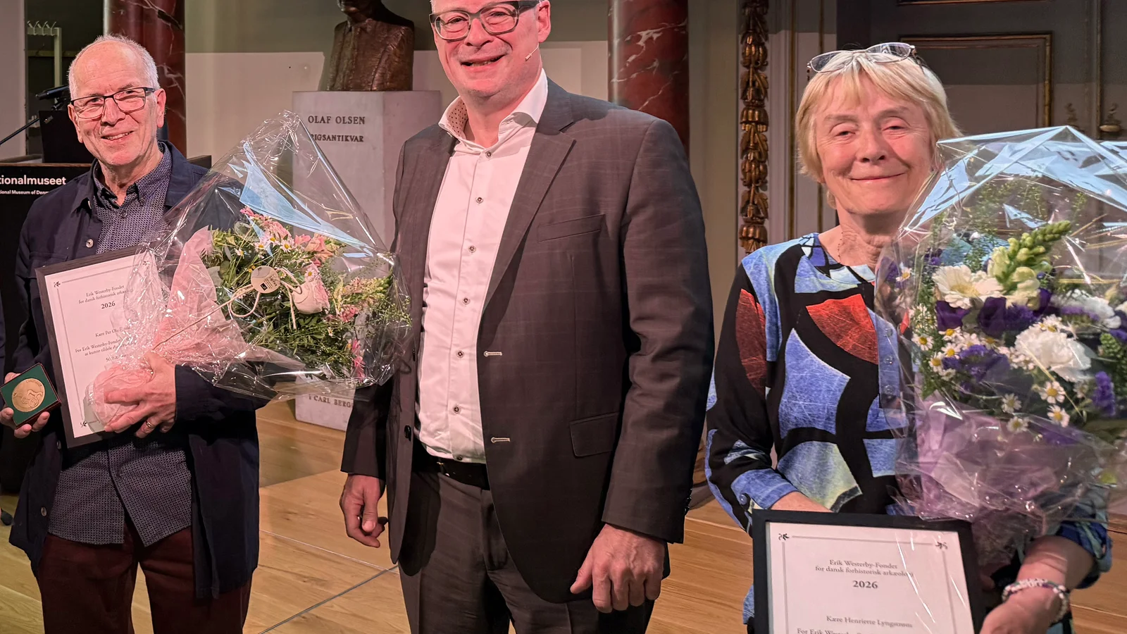 To arkæologer hædres for dedikeret undervisning