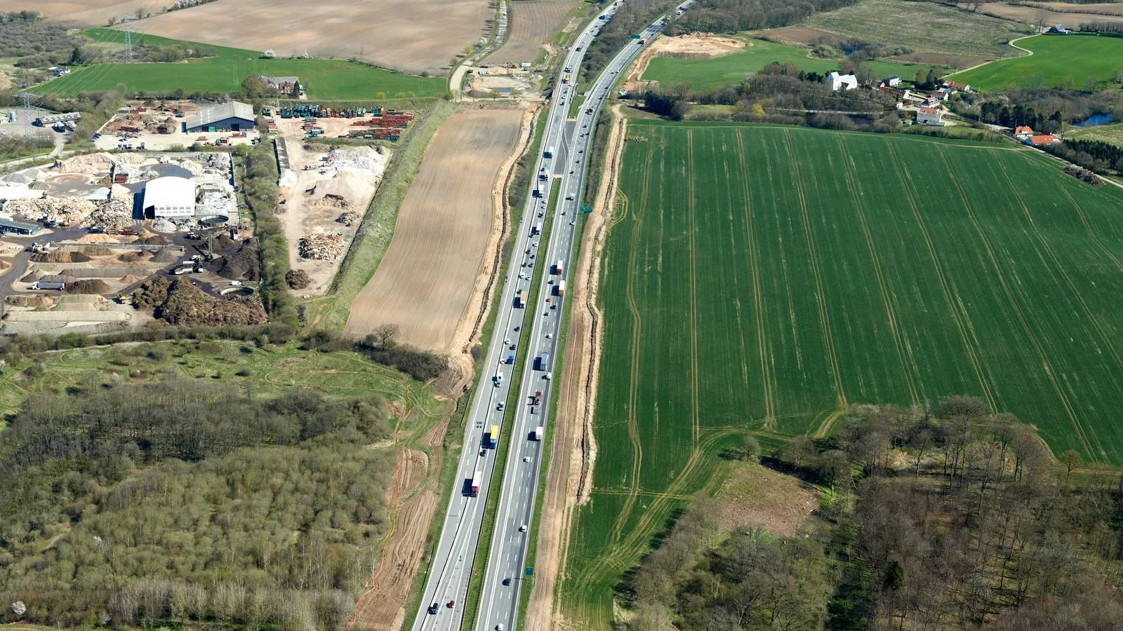 Nyt motorvejsspor mod syd skal lette trængslen ved Kolding