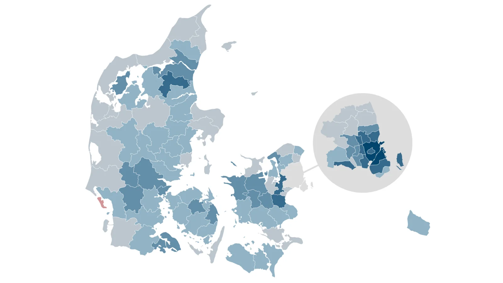 Se tallet for din kommune: Indkomsten stiger stabilt i det meste af landet – men i København stikker den af