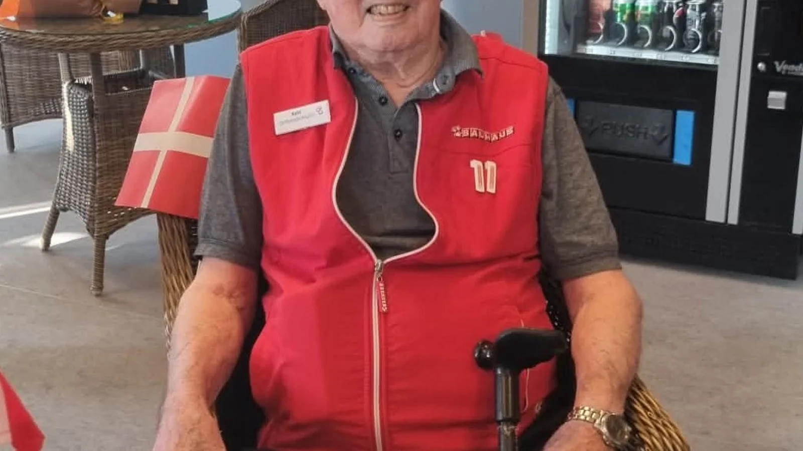 90-årige Keld Henningsen fejres hos BAUHAUS Ishøj: Erfaring går aldrig på pension