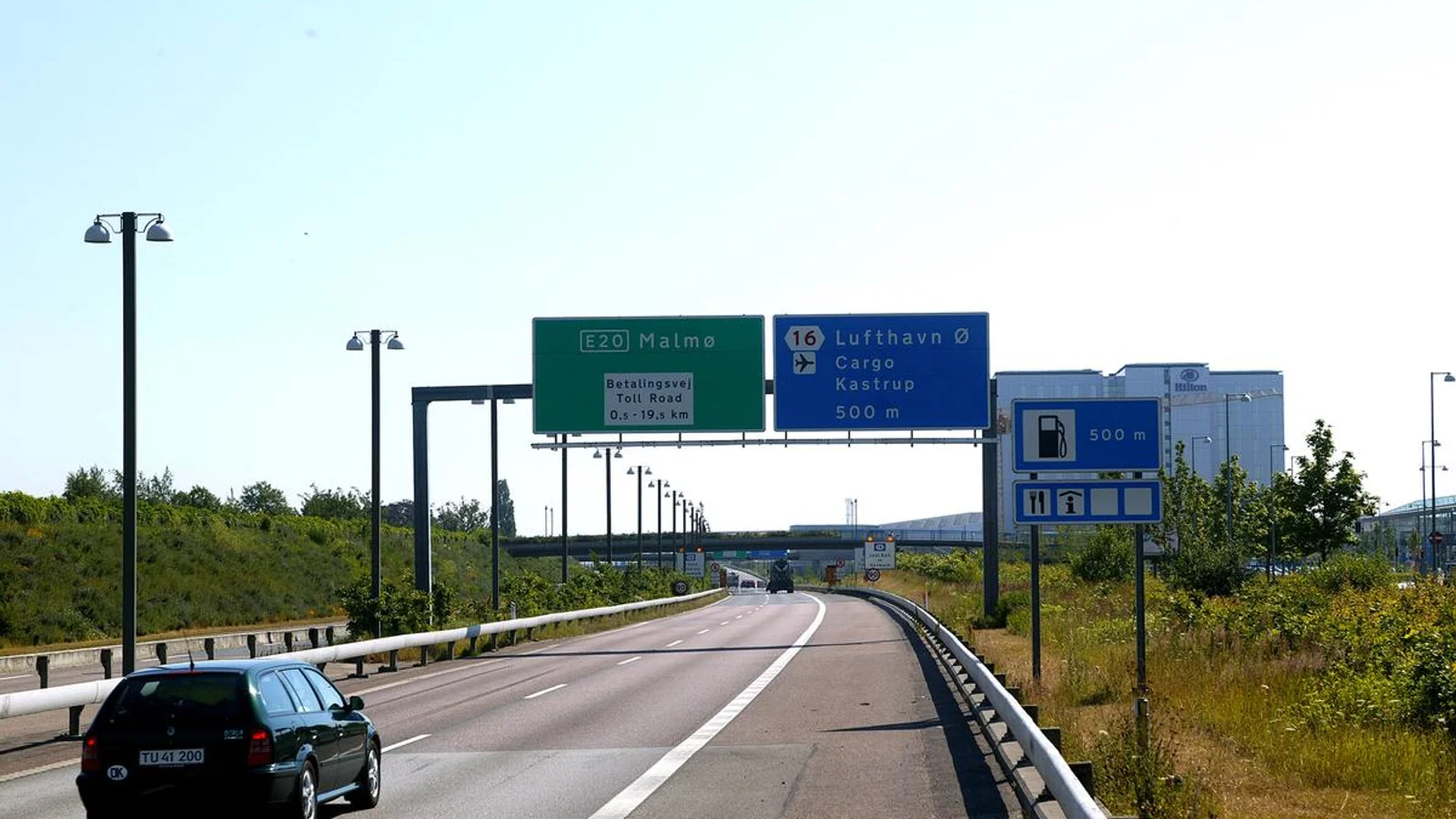 Natarbejde spærrer kortvarigt Øresundsmotorvejen