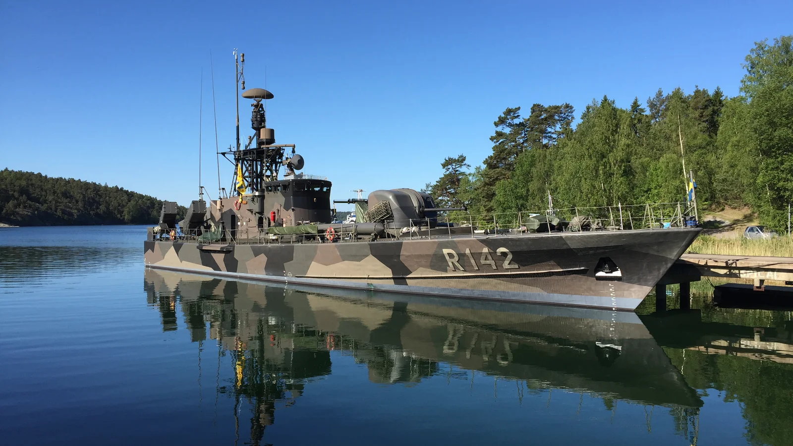 Svensk torpedobåd fra Den Kolde Krig kommer til København