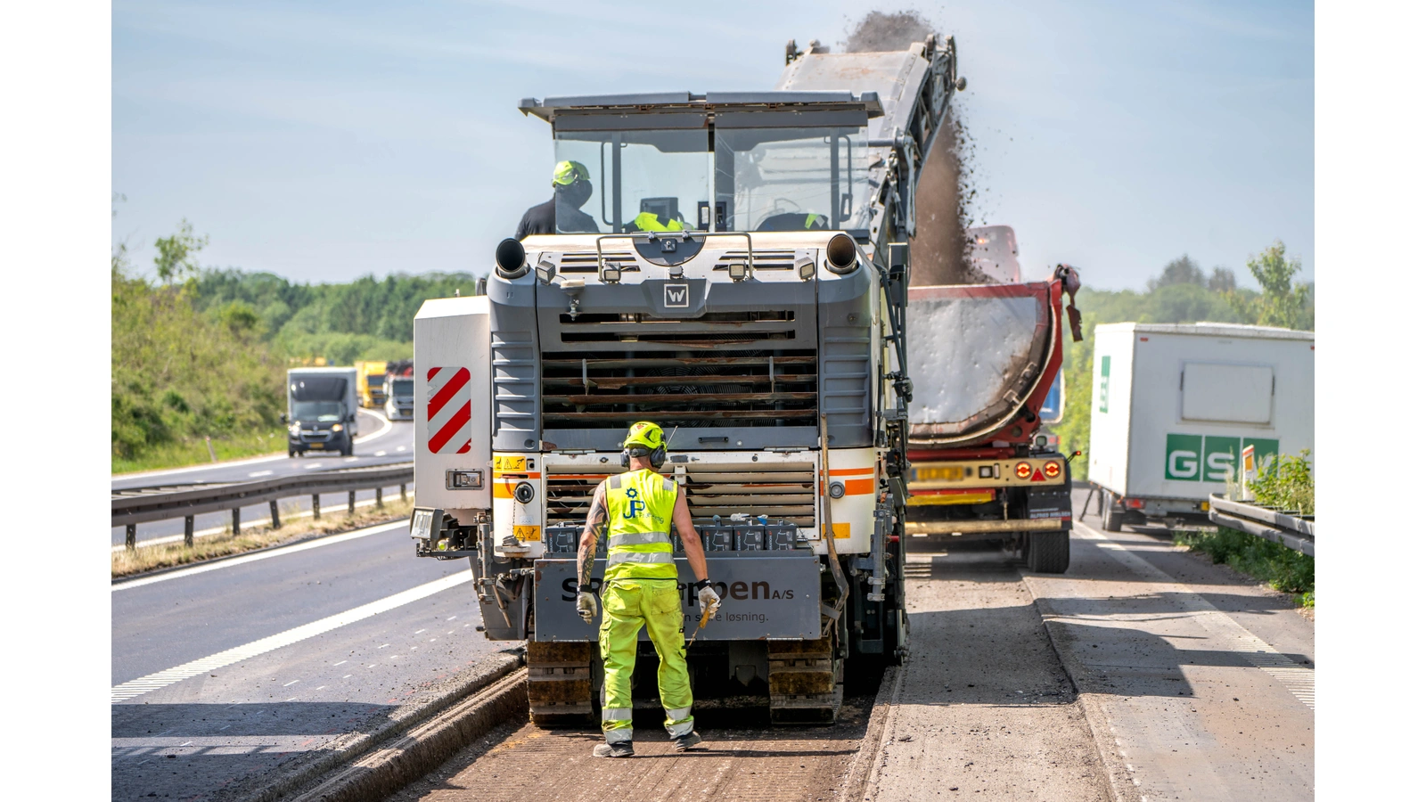 To ugers vejarbejde på Holbækmotorvejen