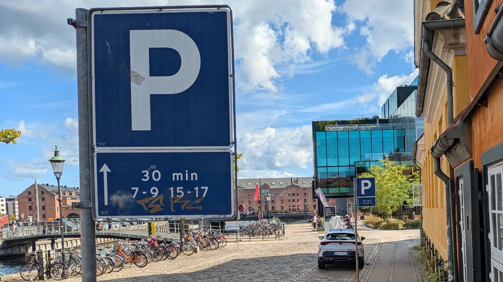 Gratis parkering den første time i København