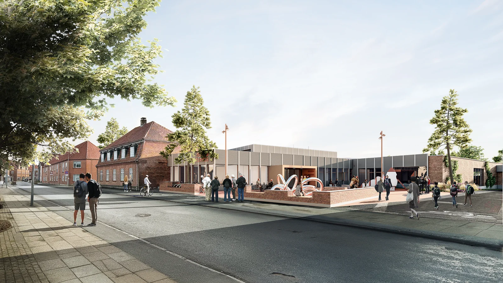 Nyt moderne kulturhus åbner i Ølgod med ministerbesøg, musik og fest