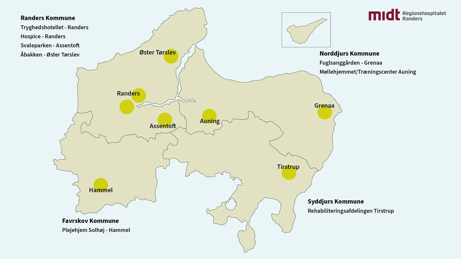 Regionshospitalet Randers får otte nye matrikler efter nytår