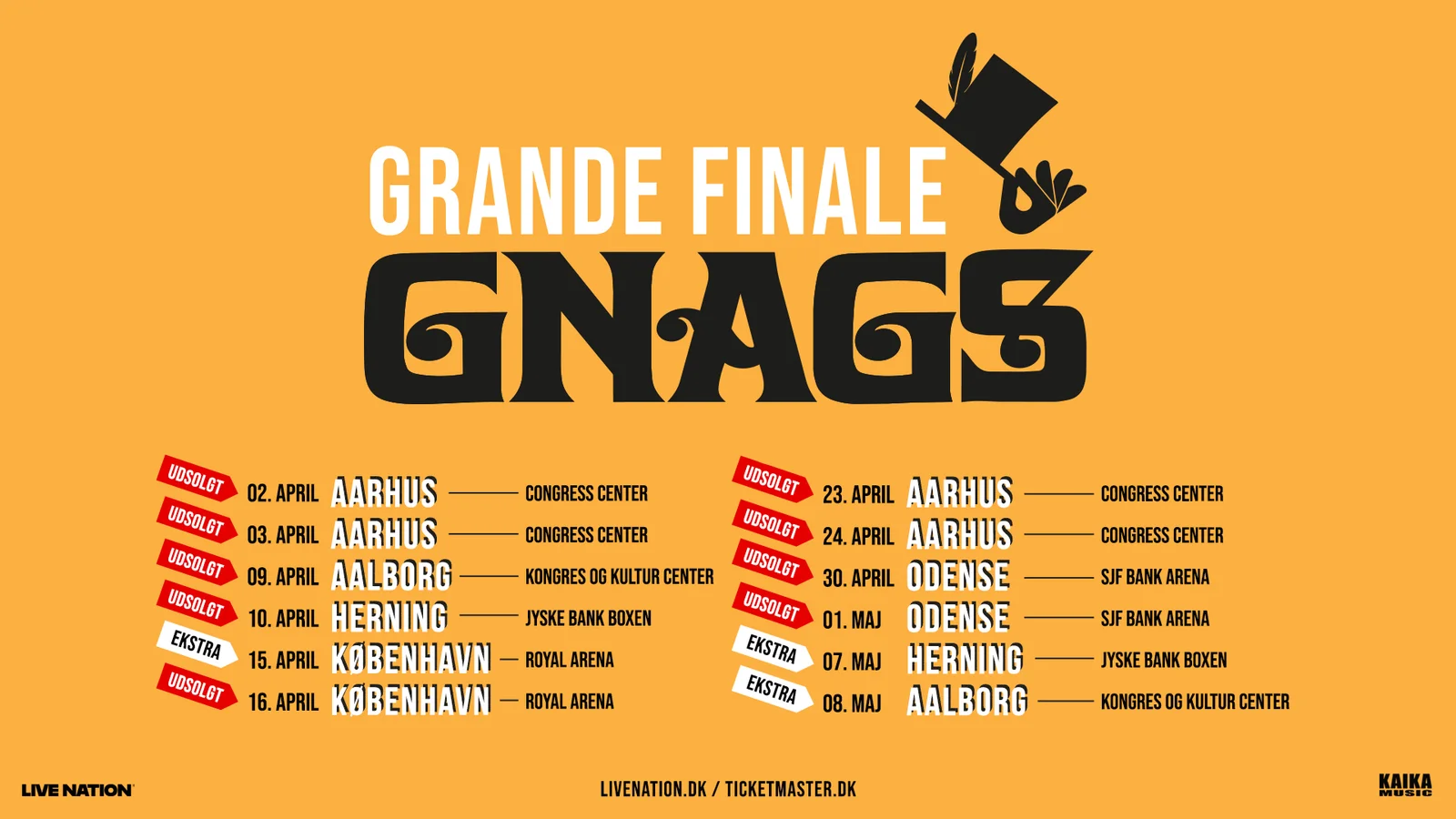 KÆMPE EFTERSPØRGSEL PÅ GNAGS’ GRANDE FINALE