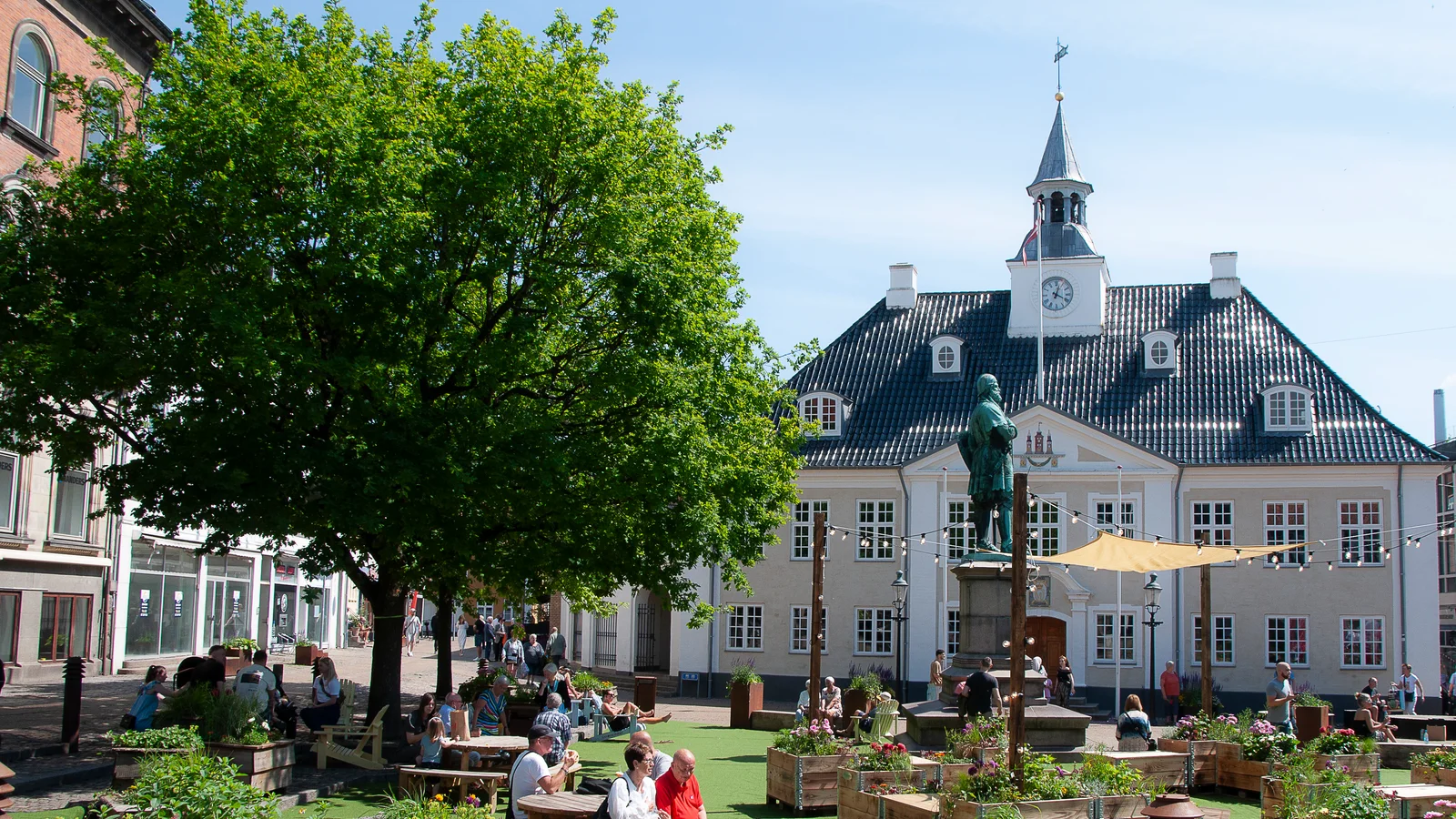 Populært grønt samlingspunkt i Randers midtby forlænges