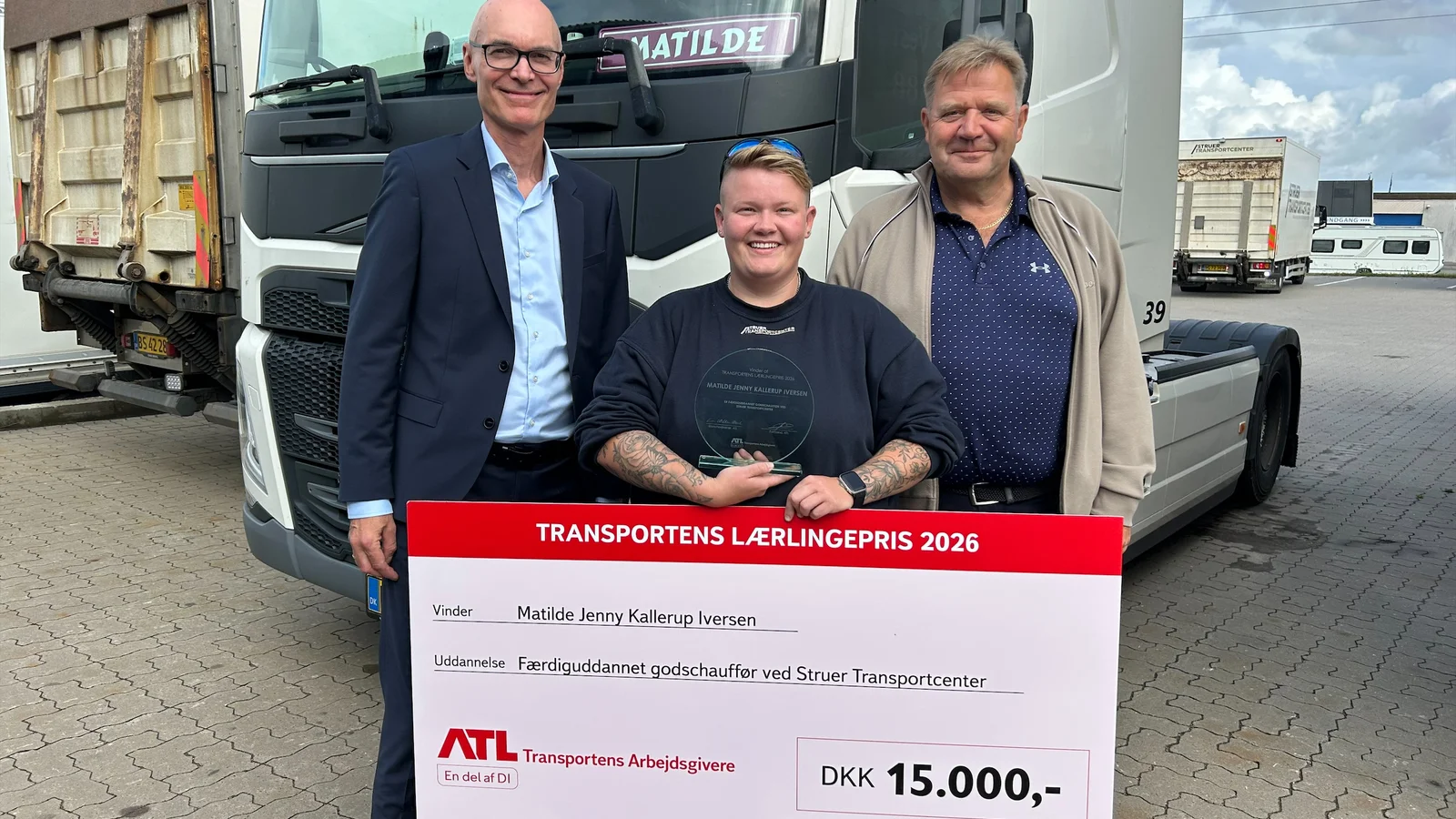 Matilde er årets transportlærling 2026