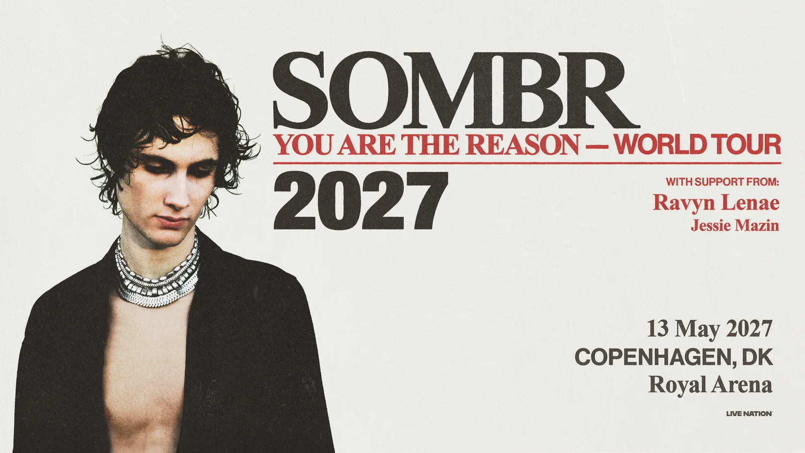 SOMBR i Royal Arena 2027!