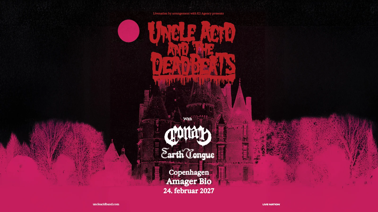 UNCLE ACID AND THE DEADBEATS VENDER VIRKELIGHEDEN PÅ VRANGEN I AMAGER BIO