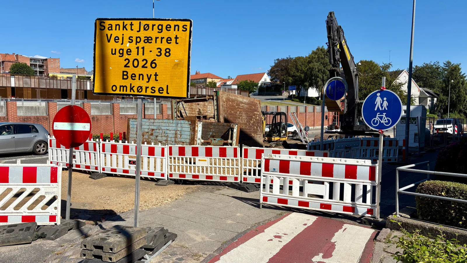 Vejarbejde i Viborg tærer på tålmodigheden - men der er en mening med det