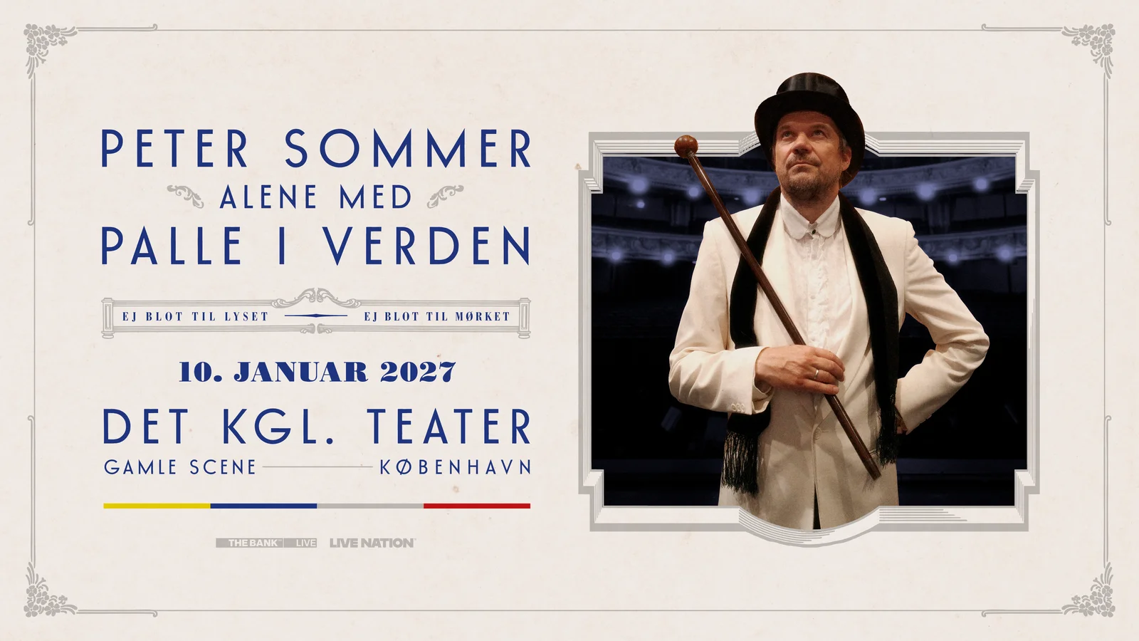 Peter Sommer indtager Gamle Scene i 2027!