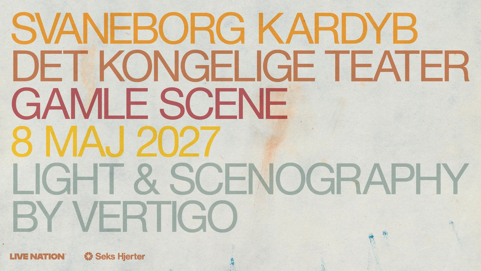 SVANEBORG KARDYB INDTAGER DET KONGELIGE TEATER MED VERTIGO