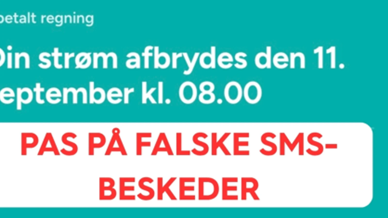 EWII advarer mod falske sms’er