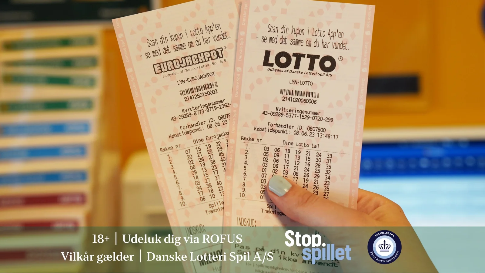 Weekenden bød på nye millionærer fra Danske Spil – se hvor de bor